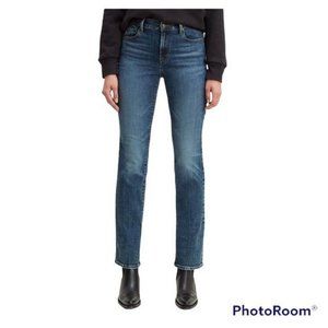 Levi’s 505 Straight Leg Denim Jeans Dark Wash Size 2M